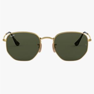 Ray-Ban Rb3548n Hexagonal Flat Lens Sunglasses